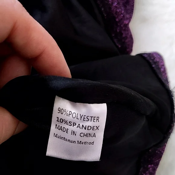 Elegant Purple One-Shoulder Dress - Picture 12 of 14